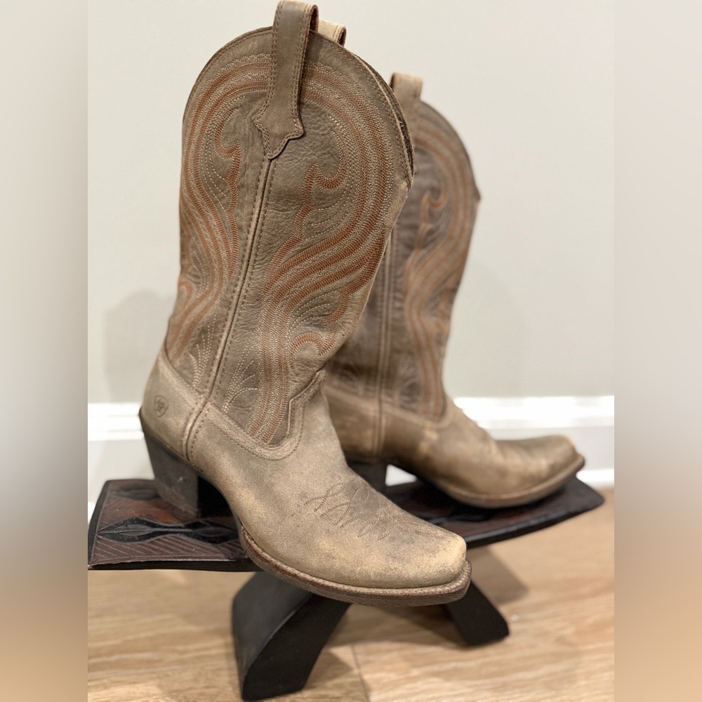 Ariat Women's Heeled Boots - Brown and Tan
